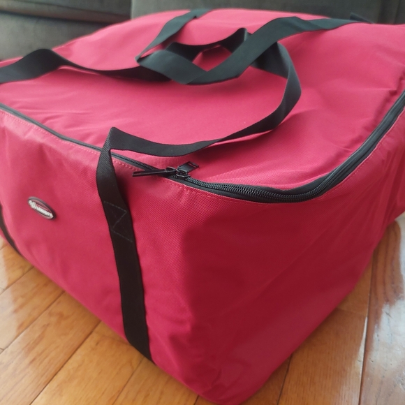 #1 Original Winware XXL Heavy Duty Pizza Food Delivery Bag 6*XLRed Messenger Bag - Picture 11 of 16